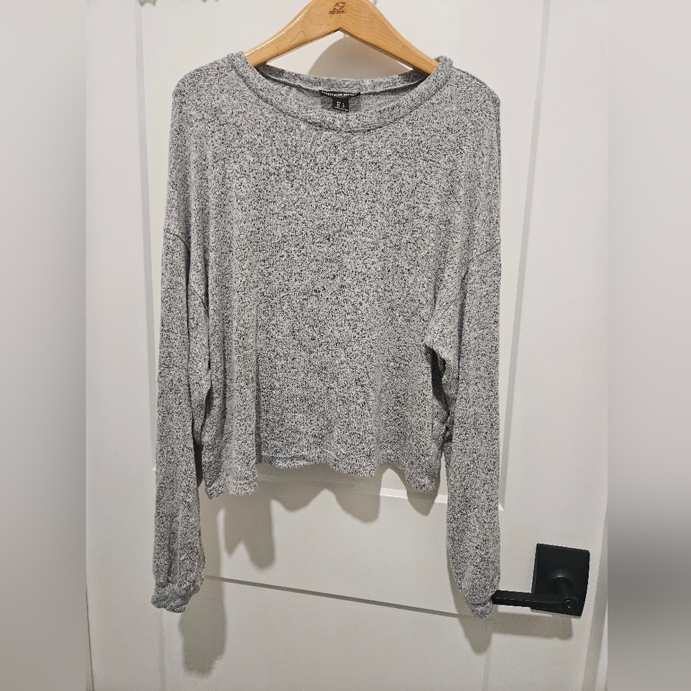 Grey soft long sleeve